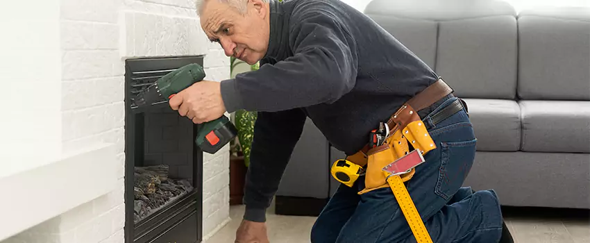 New Indoor Fireplace Installation in Glen Burnie, Maryland