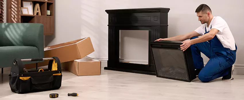Old Rusted Metal Fireplace Repair And Replacement in Glen Burnie, MD